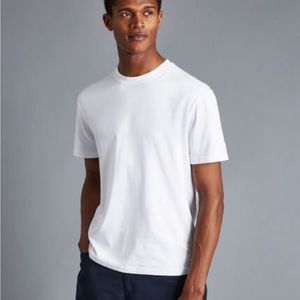 Charles Tyrwhitt T-Shirt - White Size Small